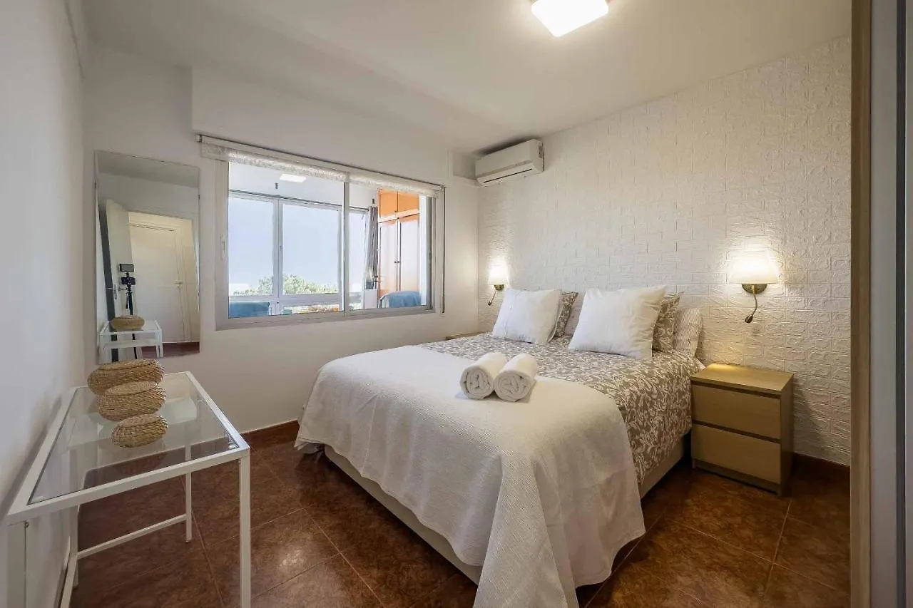 アパート Apartamento Acogedor, Terraza, Piscina Y Mar ベナルマデナ