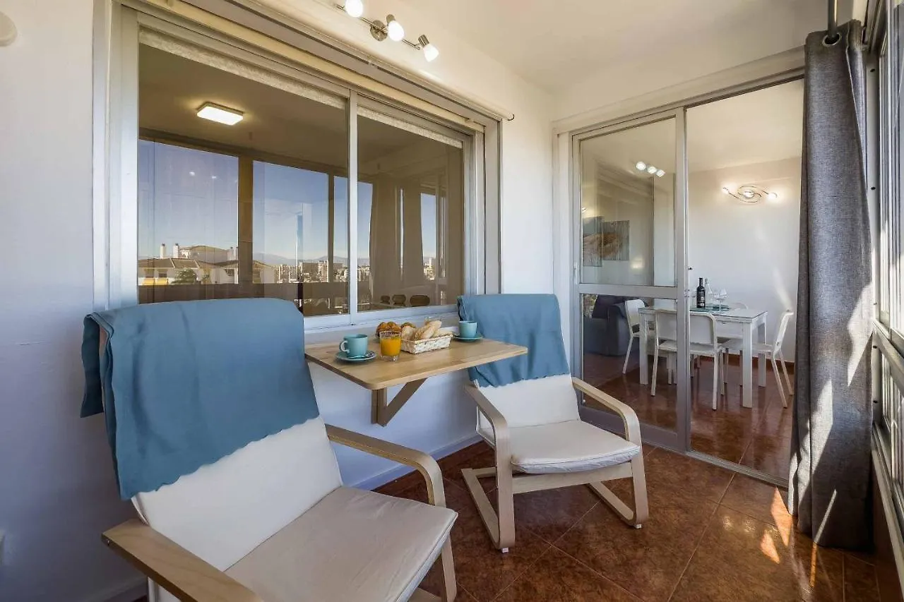 Apartamento Acogedor, Terraza, Piscina Y Mar ベナルマデナ アパート